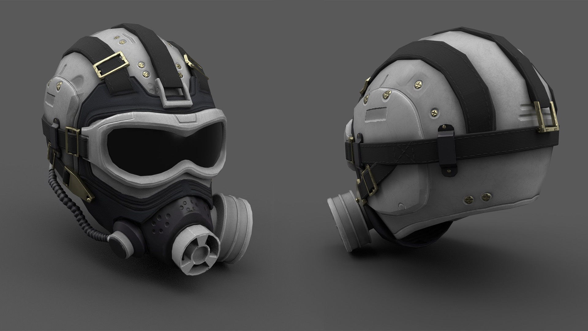 3D Scifi Helmet Model - TurboSquid 1449419