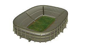 soccer stadium model