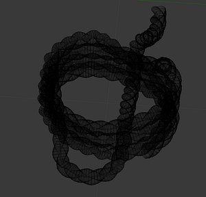 3D rope pile model
