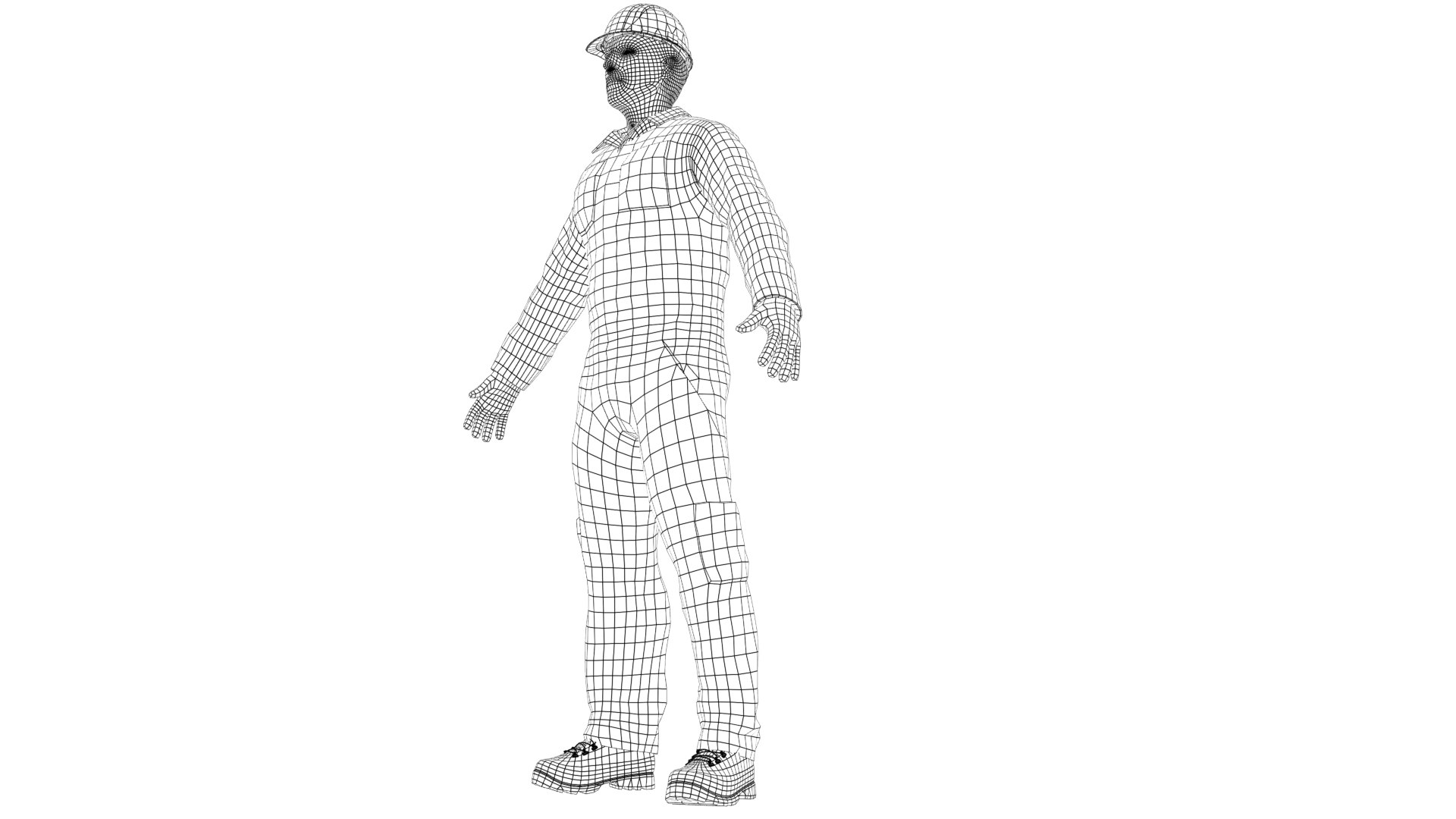3D model Worker Man Engineer - TurboSquid 2178041
