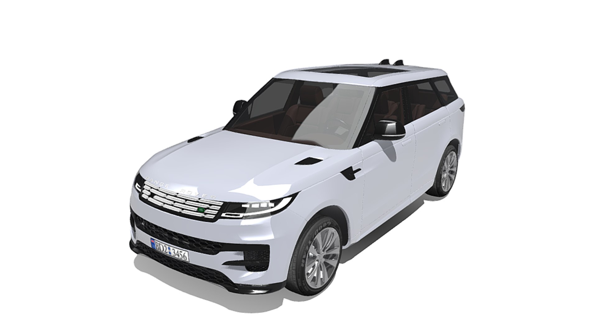 Land Rover Range Rover Sport 3D Model - TurboSquid 2259388