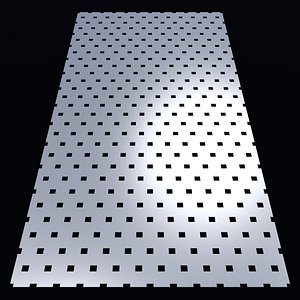 Perforated panel with 10 percent opening 25O137