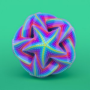 abstract object 3D model