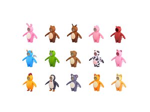 Pack015 Cartoon Suit model