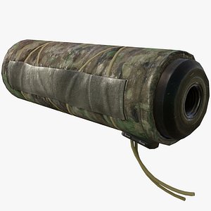 Silencer with Camo Cover