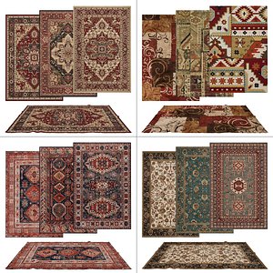 3D 4 in 1 Rug Collection No 50 model