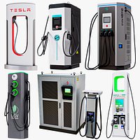 X6 EV Charging Stations Bundle PBR