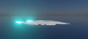 3D Scifi Spaceship  Spaceplane