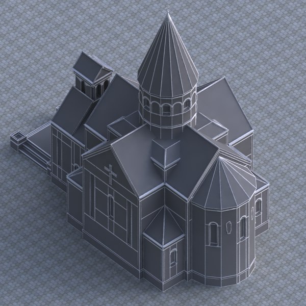 free armenian church 3d model
