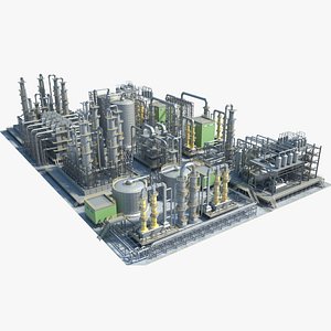 3D industrial area 14 model