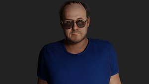Middle-aged Educator 3D model