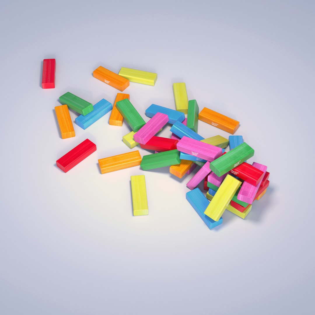 Jenga Dropped 3D model https://p.turbosquid.com/ts-thumb/4x/iIz6fE/ir/jengadown_v03/png/1658670878/1920x1080/fit_q87/c4d1c1f1a6a81dc00dab3158dfdf6615e31cdb1b/jengadown_v03.jpg