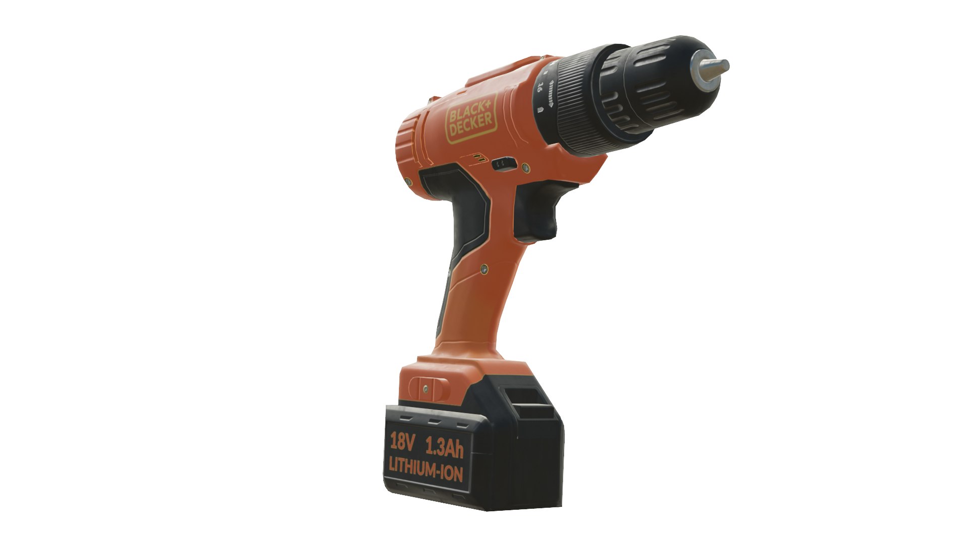 3D Drill Black And Decker Model TurboSquid 2143036