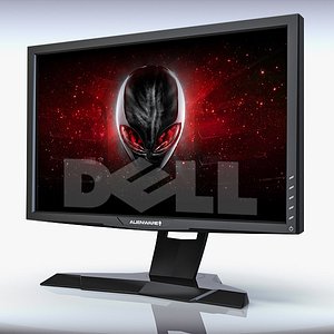 3d c4d monitor dell alienware optx