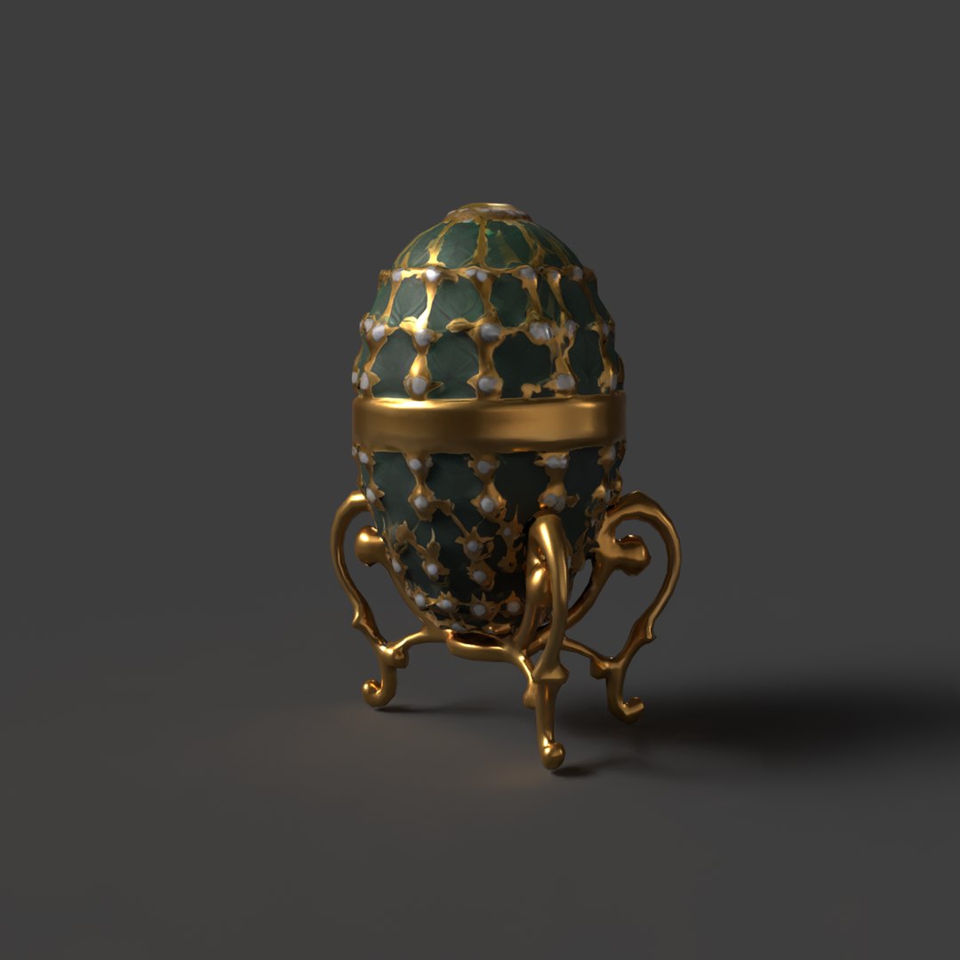 3D Russian Faberge Egg Model - TurboSquid 2296794