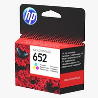 HP 652 Tricolor Cartridge Box