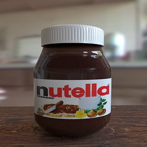 nutella 3D model