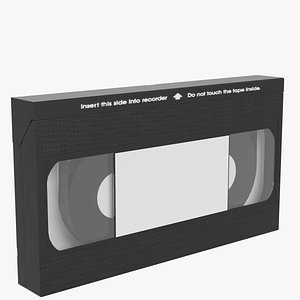 VHS videotape cassette