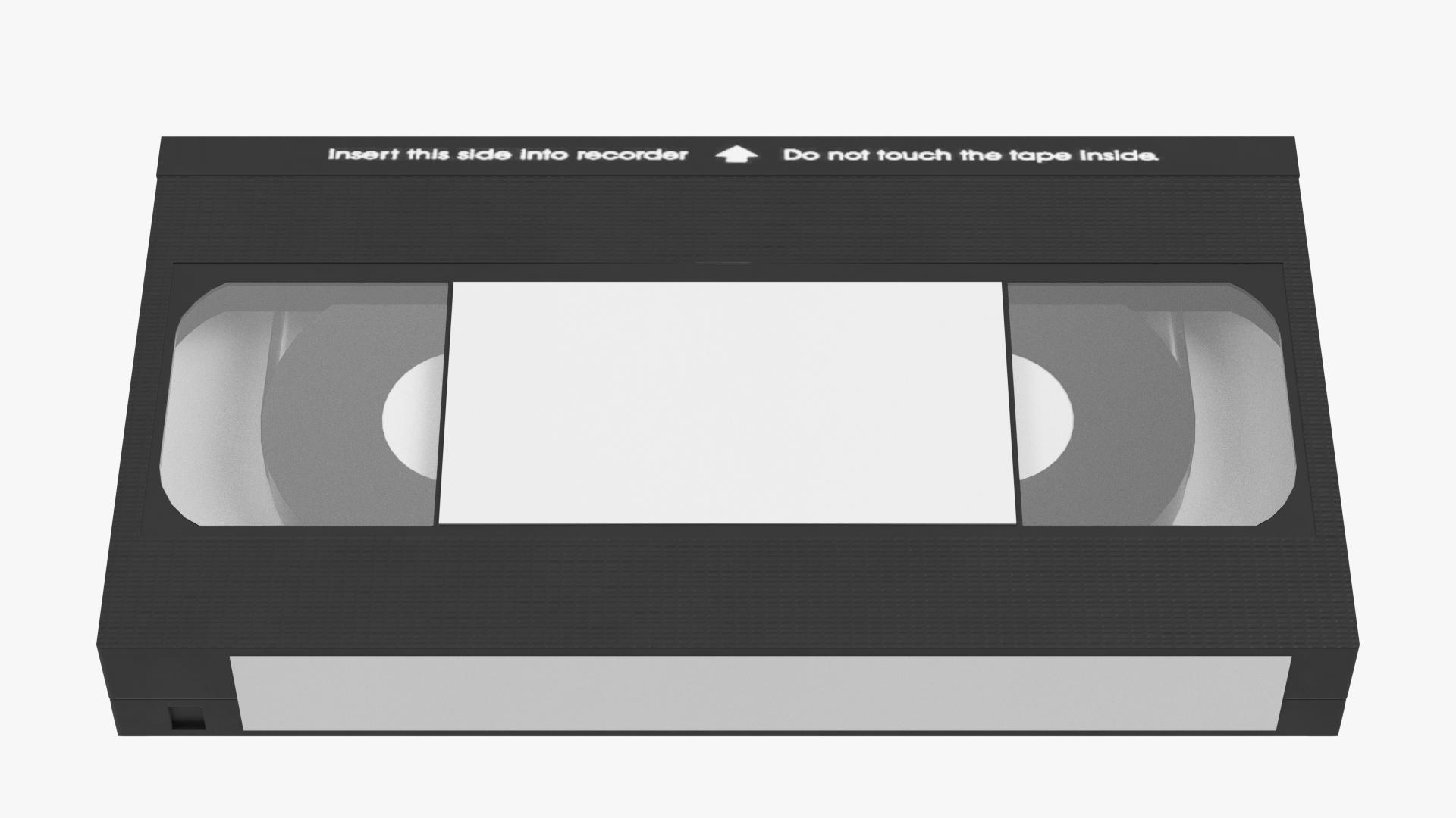 Vhs Videotape Cassette 3d Model