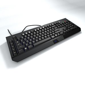 keyboard razer blackwidow 3D model
