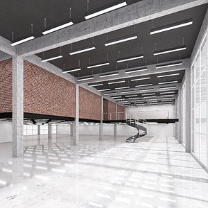3D model Loft and office space  6