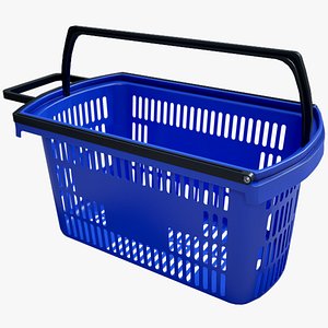 Shopping Basket Rigged 4 Colors PBR