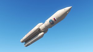 3D angara rocket