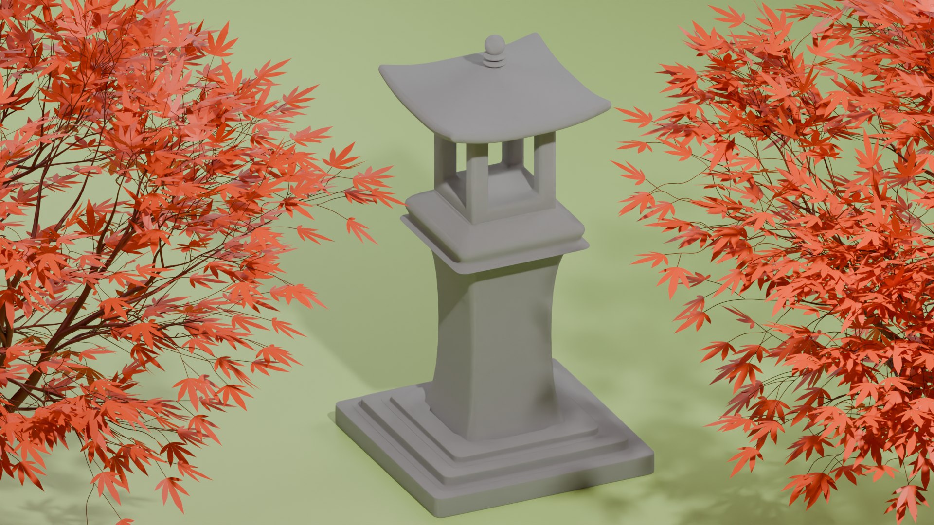 3D Third Japan Garden Model - TurboSquid 2228329