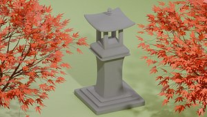 3D Third Japan Garden Model