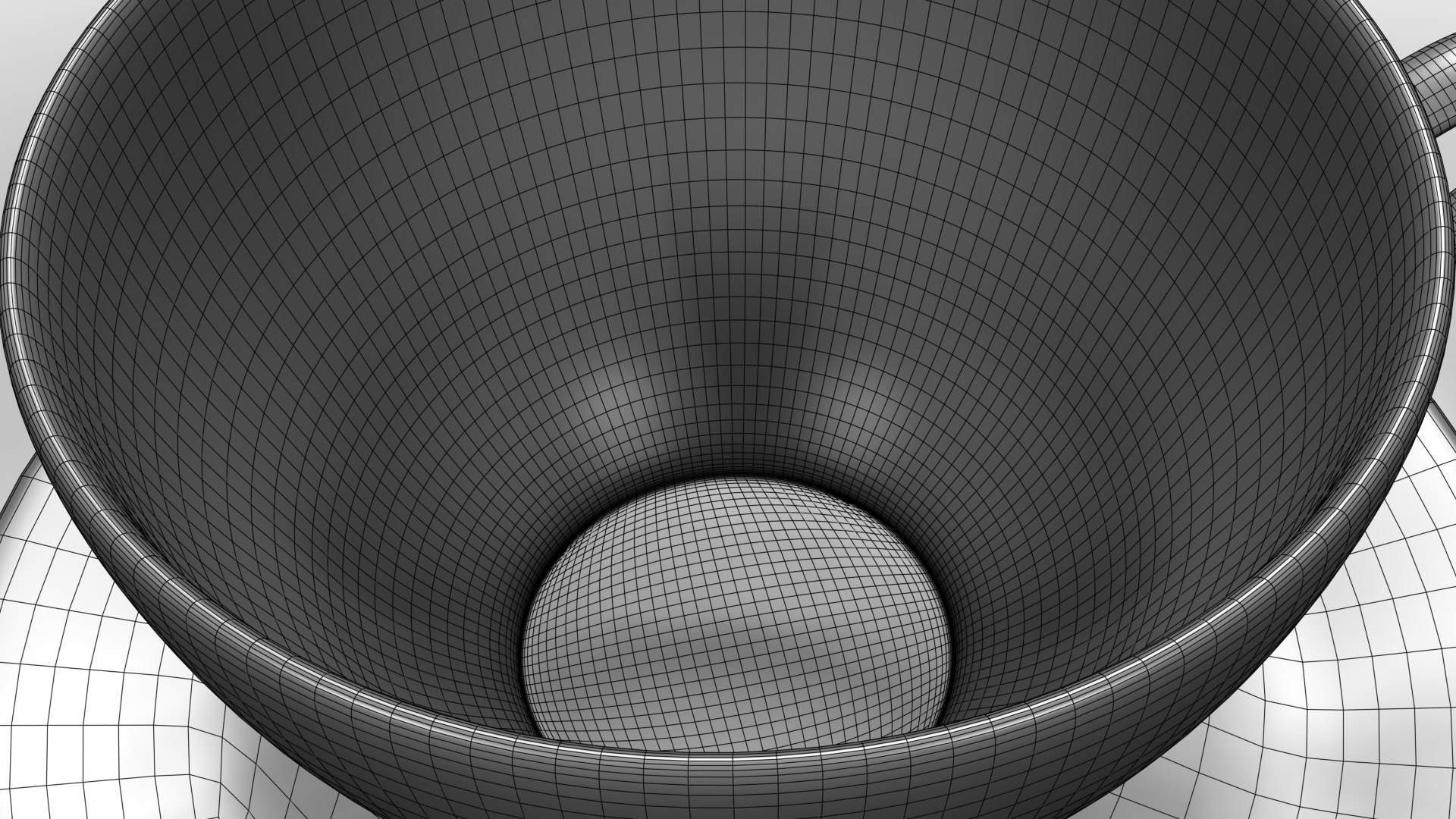 Cup With A Pattern 3D Model - TurboSquid 1982610