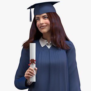 Graduate Student holding Graduate Certificate
