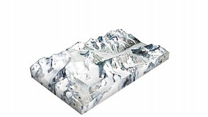 Saser Kangri III Mountain 3D model