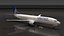 3D model United Airlines Boeing 737-900 with Interior Rigged for Cinema 4D