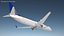 3D model United Airlines Boeing 737-900 with Interior Rigged for Cinema 4D
