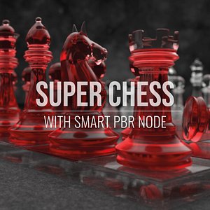 Super Chess - With Smart PBR Node model