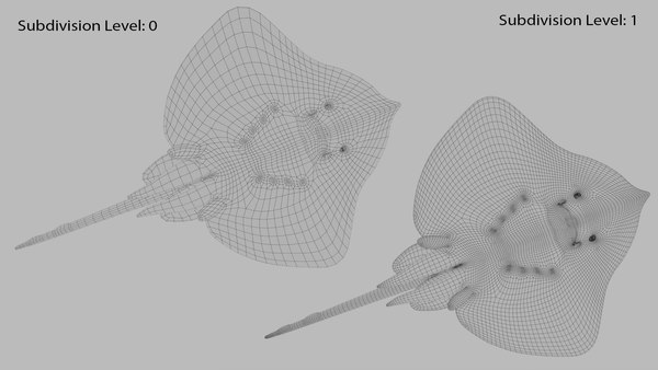 modelo 3d Mantarraya animada - TurboSquid 2354956