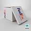 FedEx Express Archive Box White