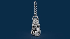 3D Punching Hand fist key holder