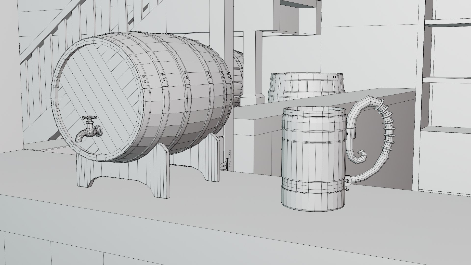 Medieval Tavern 3d Scene 3D model https://p.turbosquid.com/ts-thumb/4y/LVRcUm/ym/innwireframe03/png/1667793540/1920x1080/fit_q87/f9d6692033ef7a5716f17a417c276043fc30137b/innwireframe03.jpg