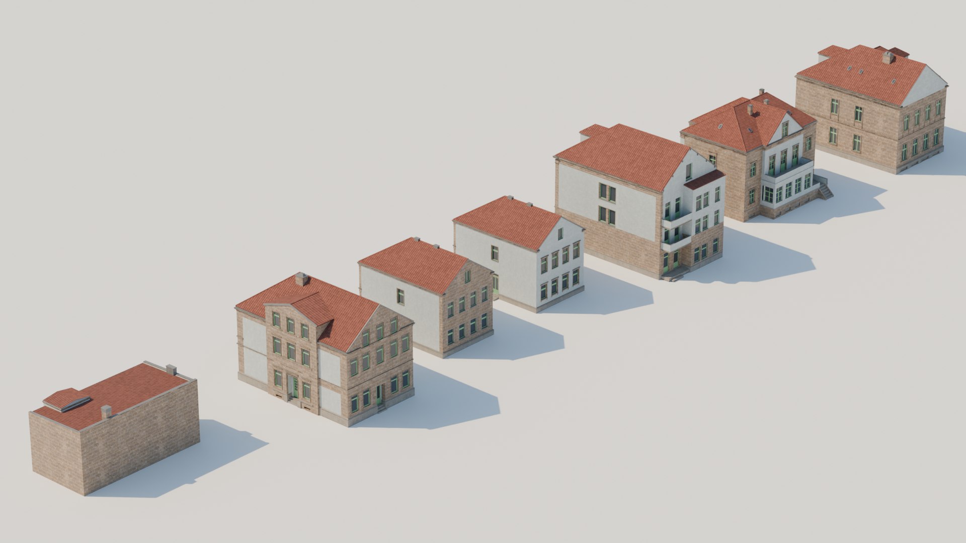 Classic European Houses Recolourable 7 Buildings Pack 3D model https://p.turbosquid.com/ts-thumb/4y/QR7XLh/x3/ssb_showcase_7/png/1792153897/1920x1080/fit_q87/358626563b2aa5cdfa1f38dfc563a58eadc456a3/ssb_showcase_7.jpg