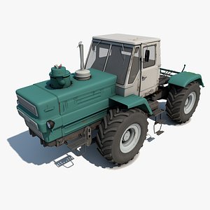 old tractor t-150 3ds