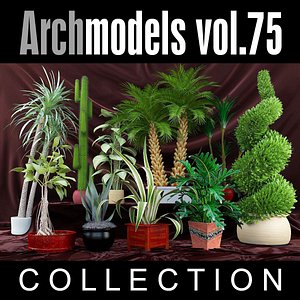 3ds max archmodels vol 75 plants