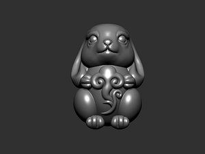 3D rabbit