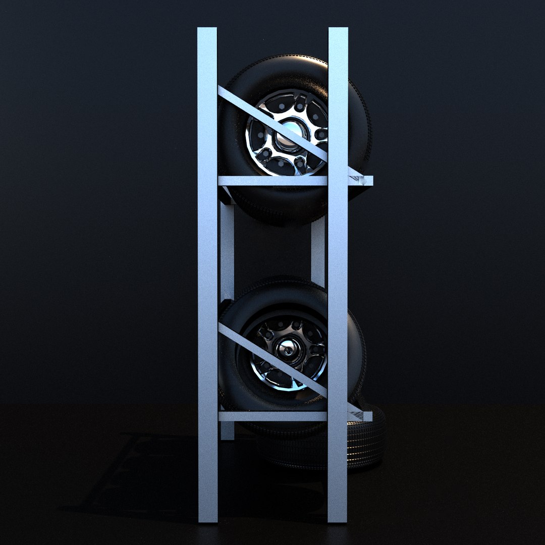 3D Tire Rack Model - TurboSquid 1343024