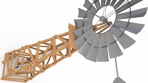 Wind Pump LowPoly 1