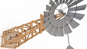 Wind Pump LowPoly 1