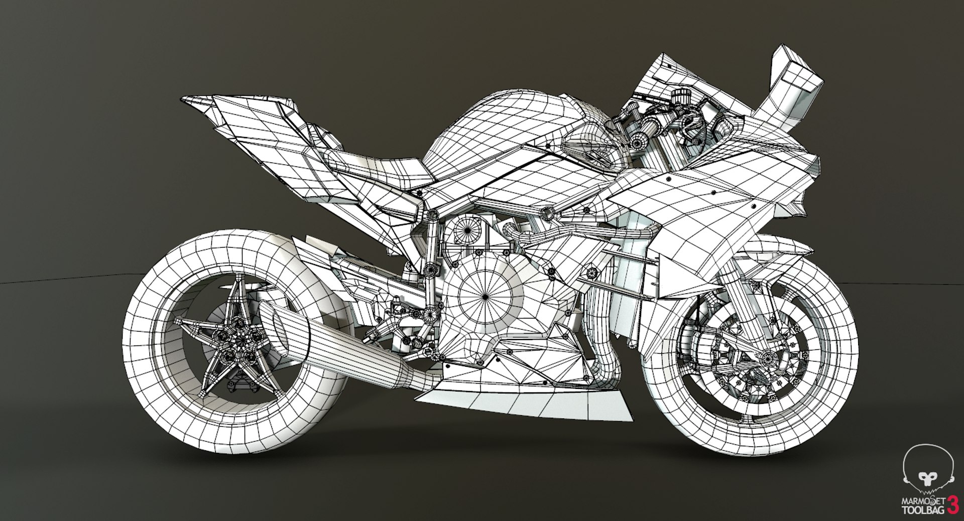 Free 3D file Motorcycle Kawasaki Ninja H2 3D Model for Print STL File3D  printable object to downloadCults