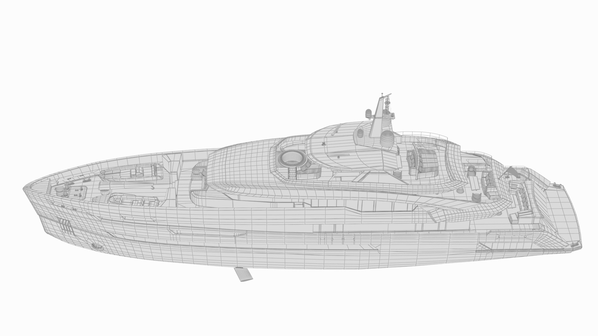 3D Miraflores Yacht Model - TurboSquid 2218957