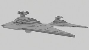 2 Star Destroyers Different Variants model