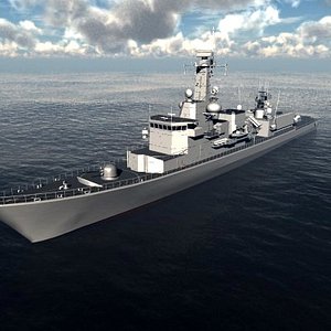 3ds max karel doorman class frigates